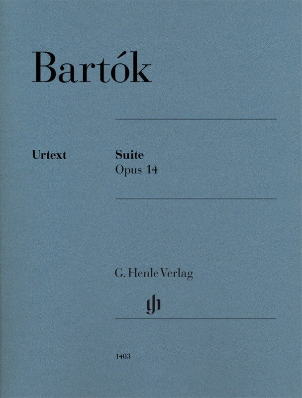 Bartok - Suite Op 14 Piano Urtext