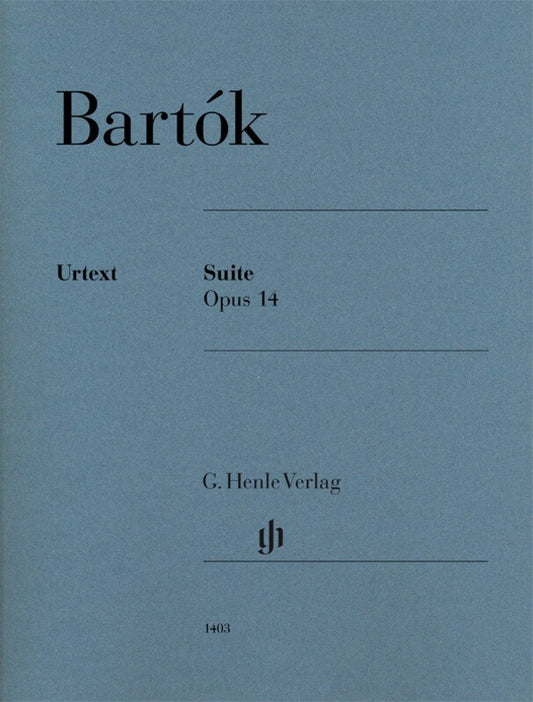 Bartok - Suite Op 14 Piano Urtext