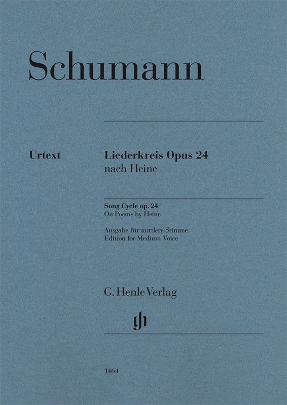 Schumann - Liederkreis Op 24 Medium Voice
