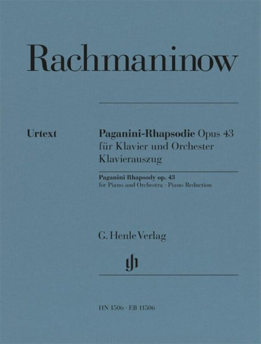 Rachmaninoff - Rhapsody On A Theme Of Paganini Op 43 2P4H