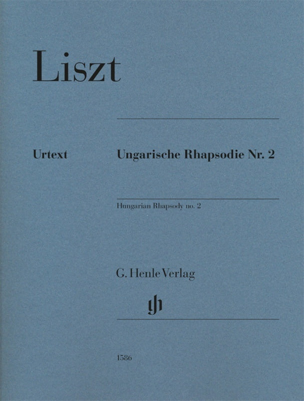 Liszt - Hungarian Rhapsody No 2 For Piano Urtext