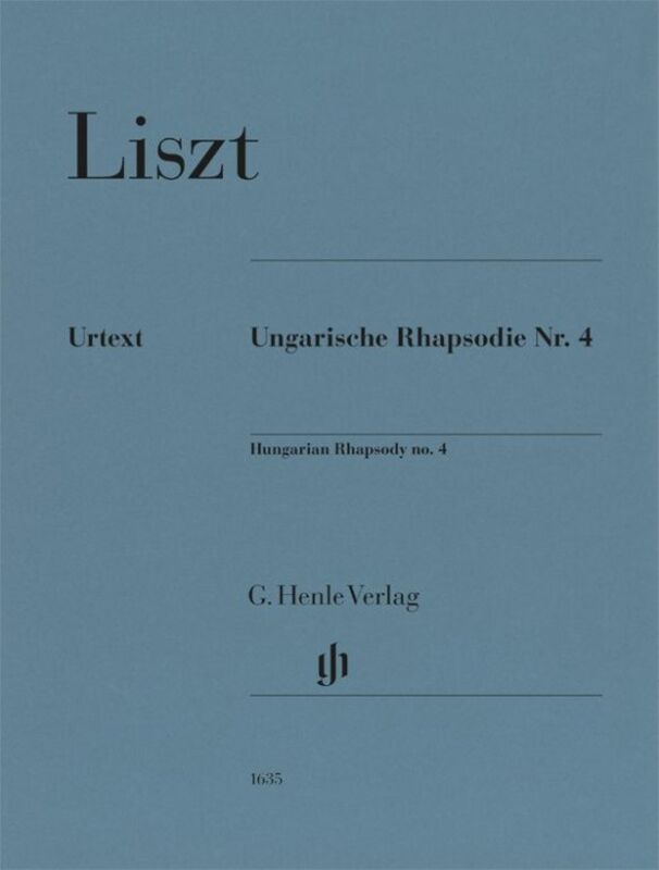 Liszt - Hungarian Rhapsody No 4 For Piano