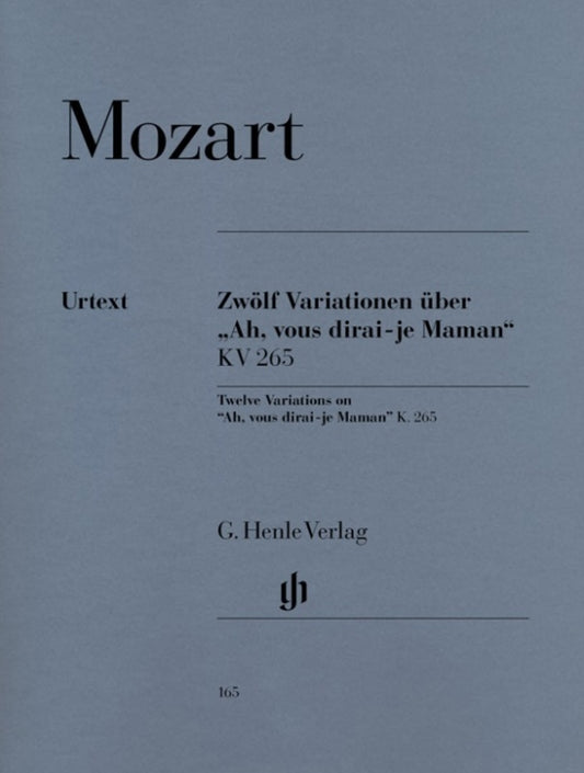 Mozart - 12 Variations On Ah Vous Dirai Je Maman K 265
