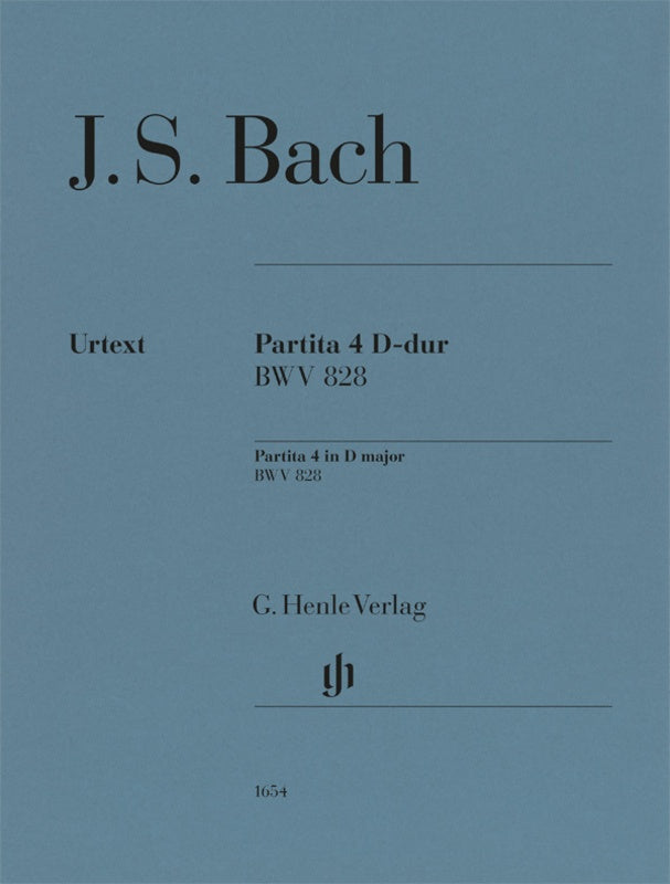 Bach - Partita No 4 D Major Bwv 828 For Piano