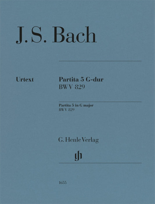 Bach - Partita No 5 G Major Bwv 829 For Piano