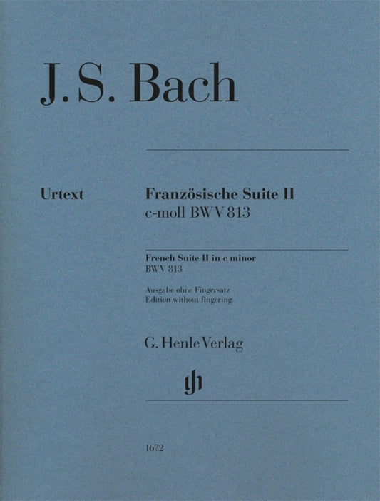 Bach - French Suite No 2 C Minor Bwv 813 No Fingering