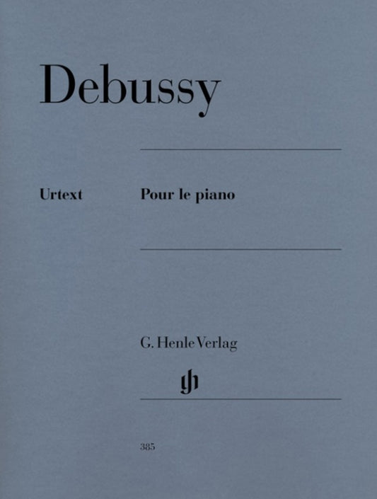 Debussy - Pour Le Piano Urtext