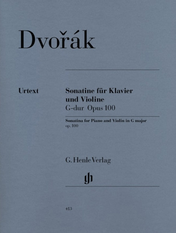 Dvorak - Sonatina G Major Op 100 Violin/Piano