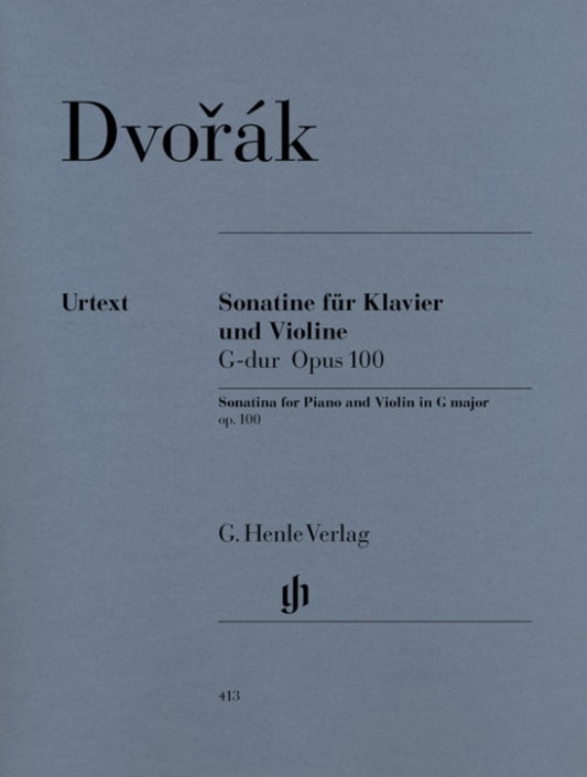 Dvorak - Sonatina G Major Op 100 Violin/Piano