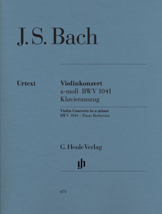 Bach - Concerto Bwv 1041 A Min Violin/Piano