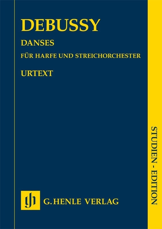 Debussy - Danses For Harp/String Orchestra Study Score