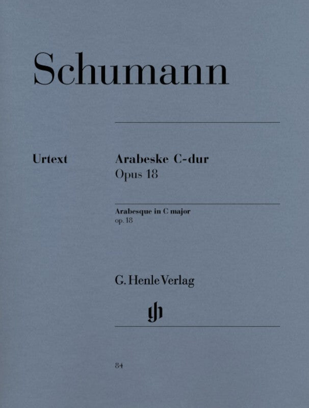 Schumann - Arabesque C Major Op 18 Urtext
