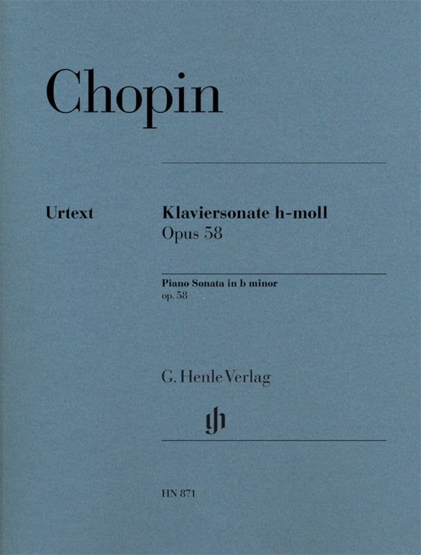 Chopin - Piano Sonata B Minor Op 58 Urtext