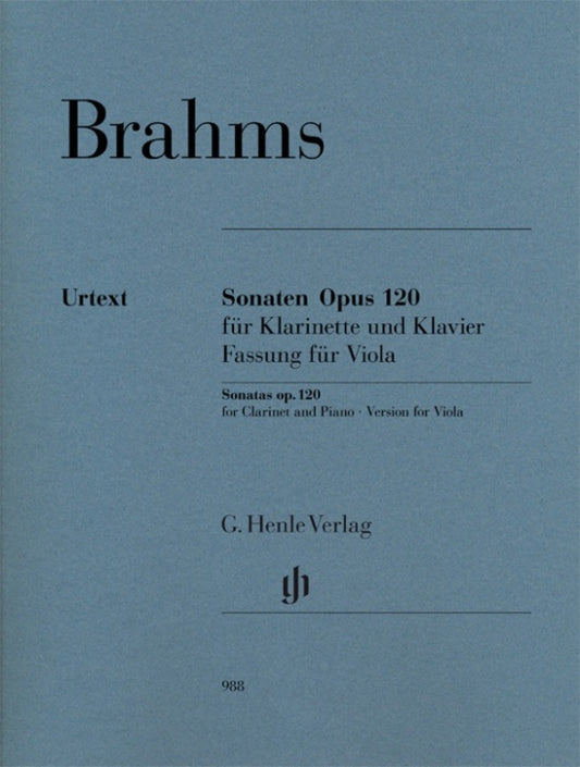 Brahms - Sonata Op 120 Viola/Piano