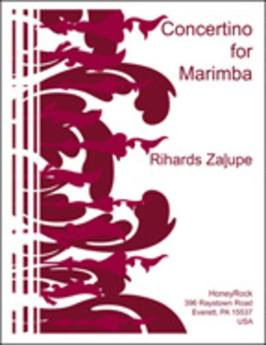 Concertino Marimba/Orch Piano Reduction Book