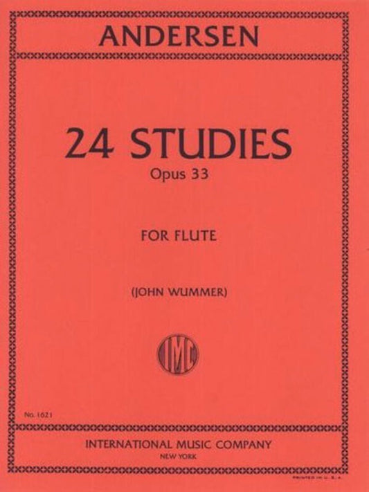 Andersen - 24 Studies Op 33 Flute