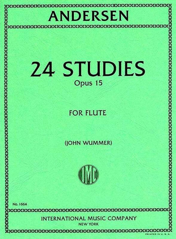 Andersen - 24 Studies Op 15 Flute