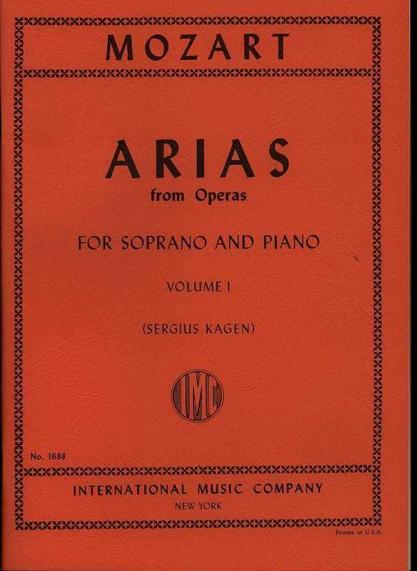 Arias From Operas Bk 1 Soprano