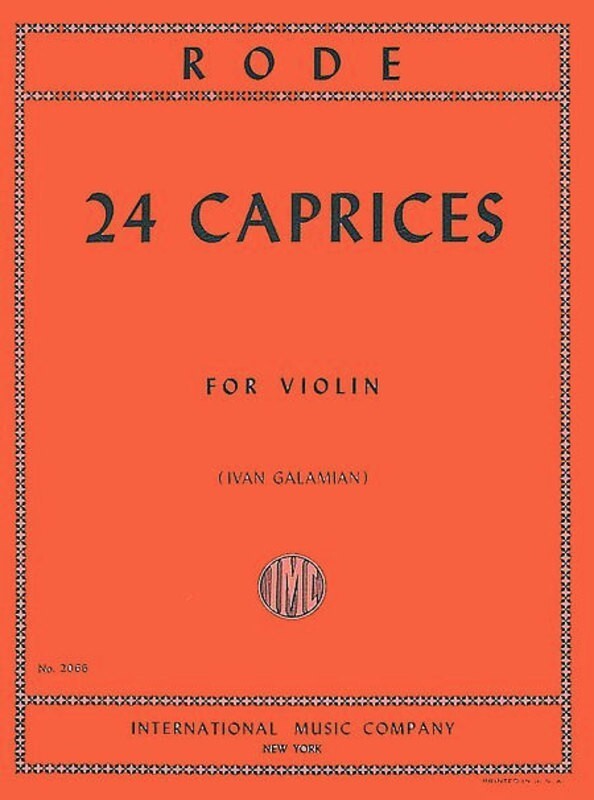 Rode - 24 Caprices Violin Ed Galamian