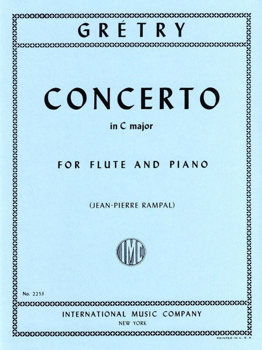 Gretry - Concerto C Major Flute/Piano