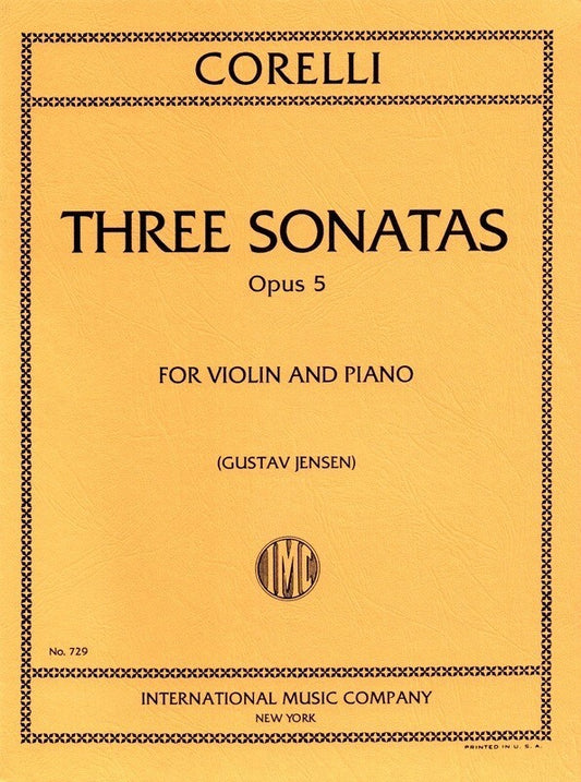 Corelli - 3 Sonatas Op 5 Nos 8 9 11 Violin/Piano