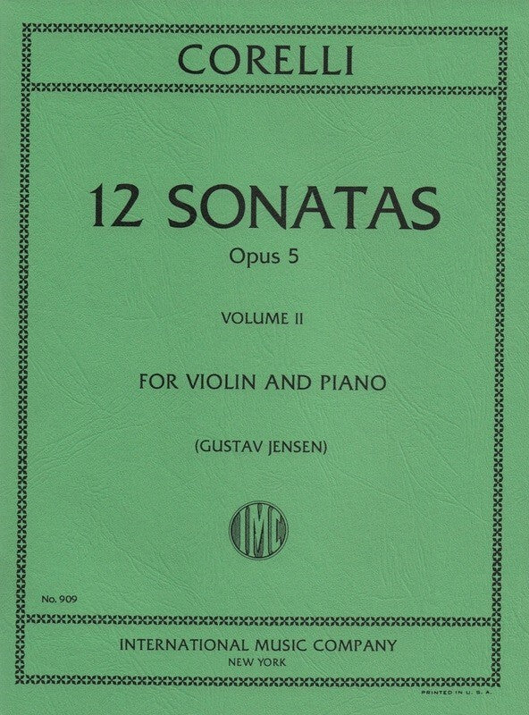 Corelli - 12 Sonatas Op 5 Vol 2 Nos 7-12 Violin/Piano