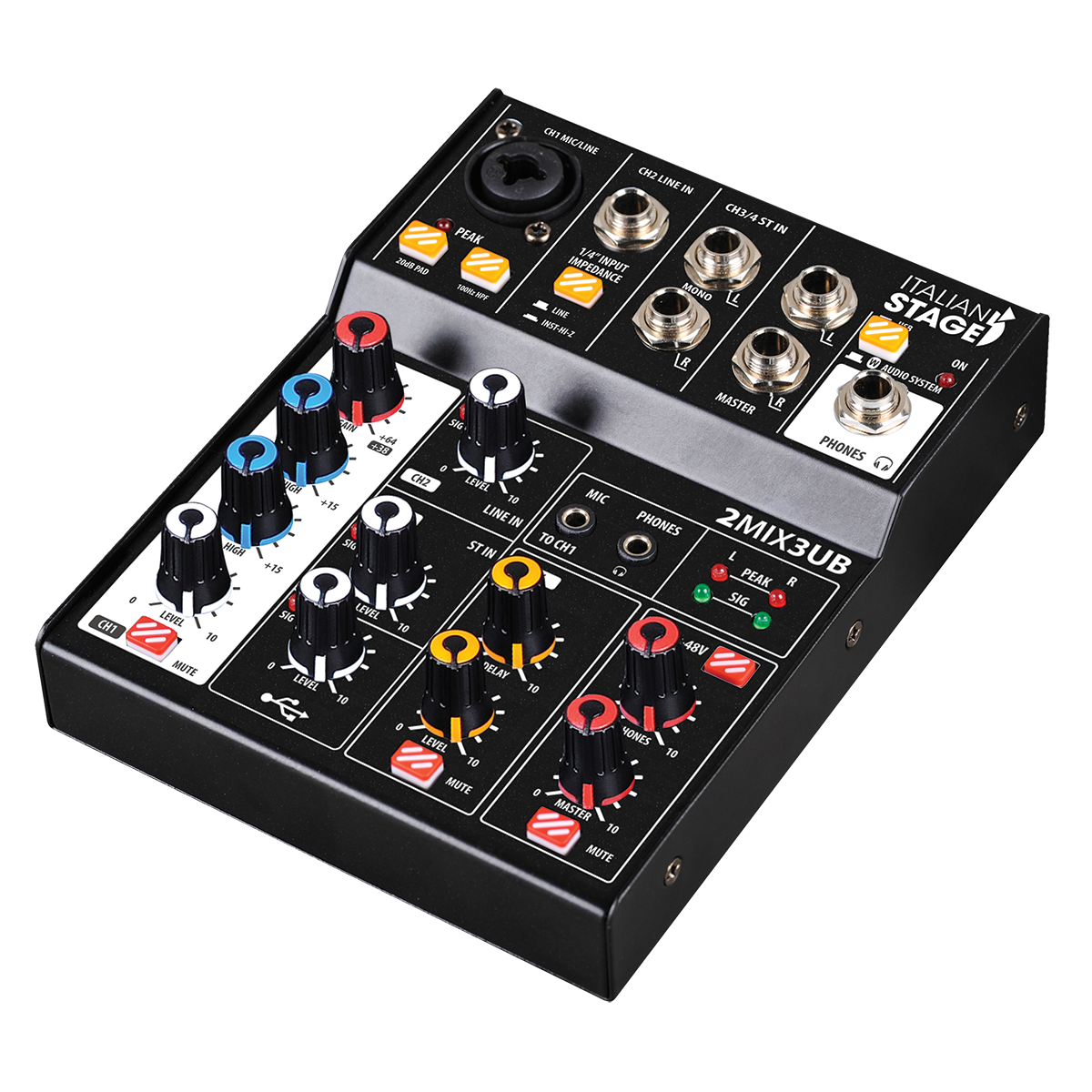 Italian Stage 2MIX3UB Stereo Mixer