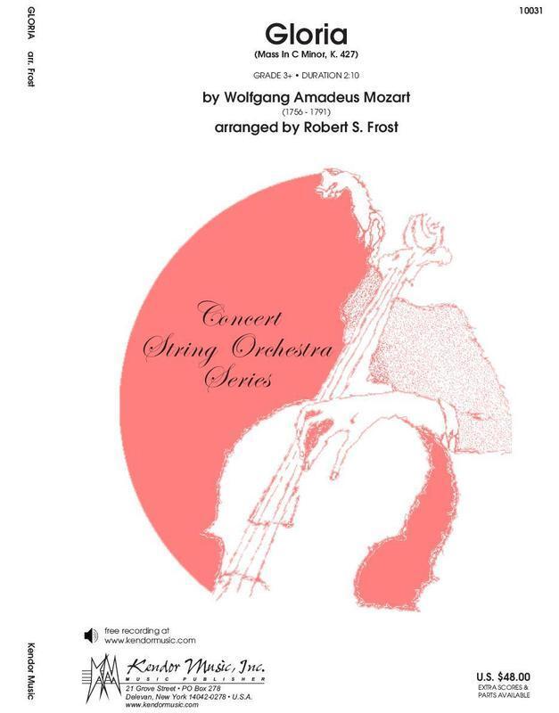 Gloria From Mass K 427 C Min Arr Frost So Sc/Pts