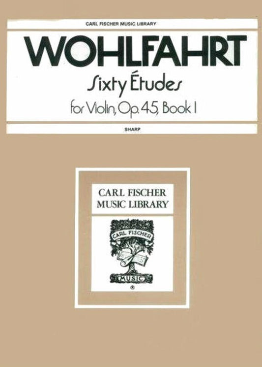 Wohlfahrt - 60 Studies Op 45 Bk 1 Violin