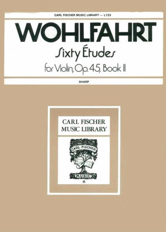 Wohlfahrt - 60 Studies Op 45 Bk 2 Violin