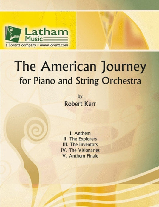 American Journey Piano/String Orchestra Sc/Pts