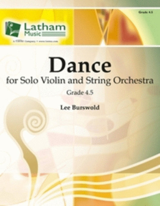 Dance For Solo Violin And So4.5 Sc/Pt