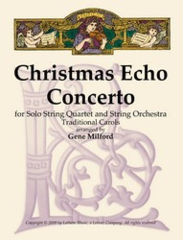 Christmas Echo Concerto String Quartet Level 2 Score/Parts