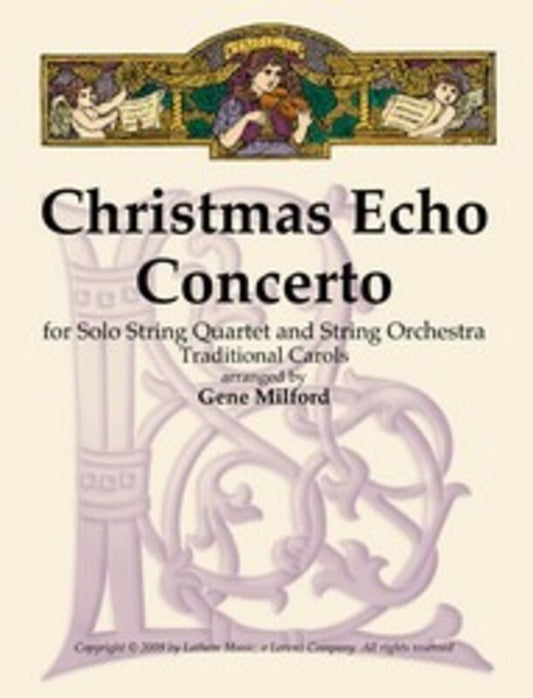 Christmas Echo Concerto String Quartet Level 2 Score/Parts