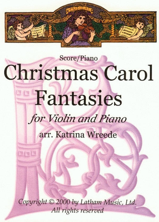 Christmas Carol Fantasies For Violin/Piano Book