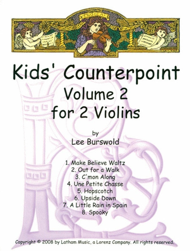 Burswold - Kids Counterpoint Vol 2 For 2 Violins