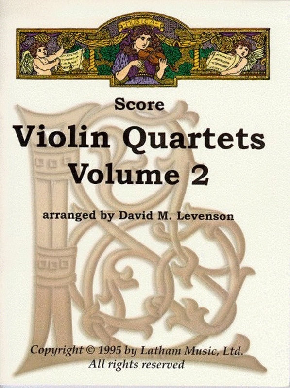 Violin Quartets Vol 2 Arr Levenson Sc/Pts
