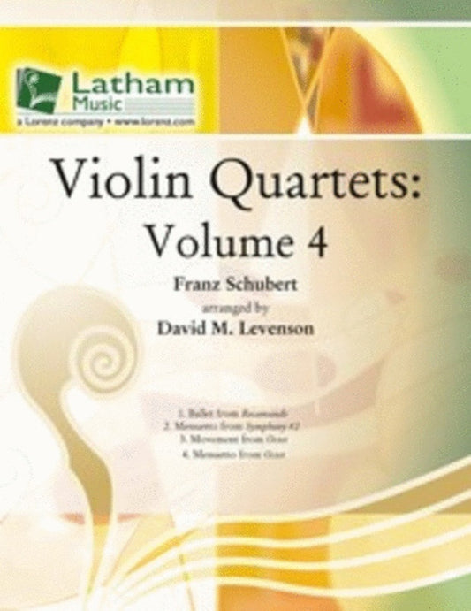 Violin Quartets Vol 4 Arr Levenson Sc/Pts