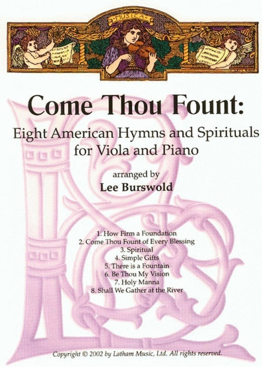 Come Thou Font 8 Pieces For Viola/Piano Arr Burswold