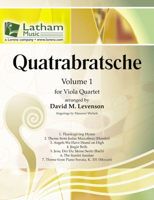 Quatrabratsche Vol 1 For Viola Quartet Sc/Pts Arr Levenson