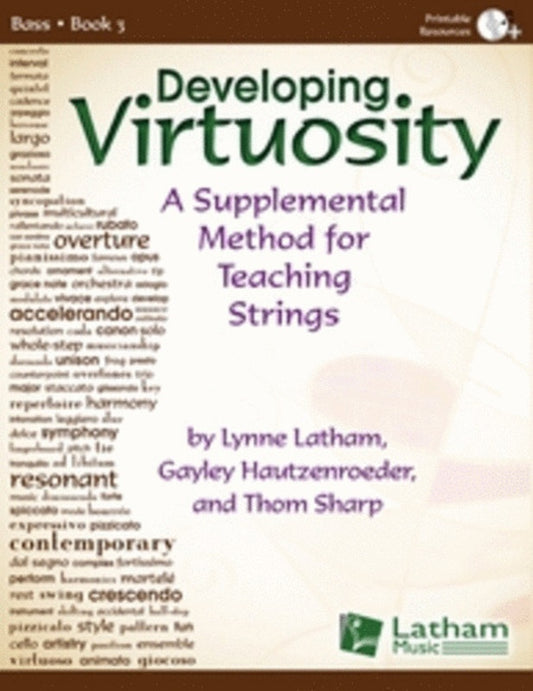 Developing Virtuosity Bk 3 Double Bass Bk/Cd