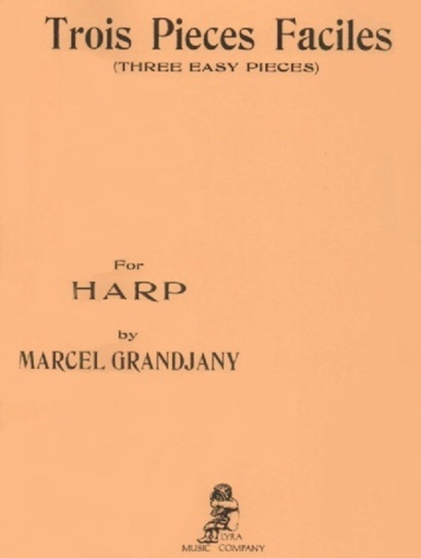 Grandjany - Trois Pieces Faciles (3 Easy Pieces) For Harp