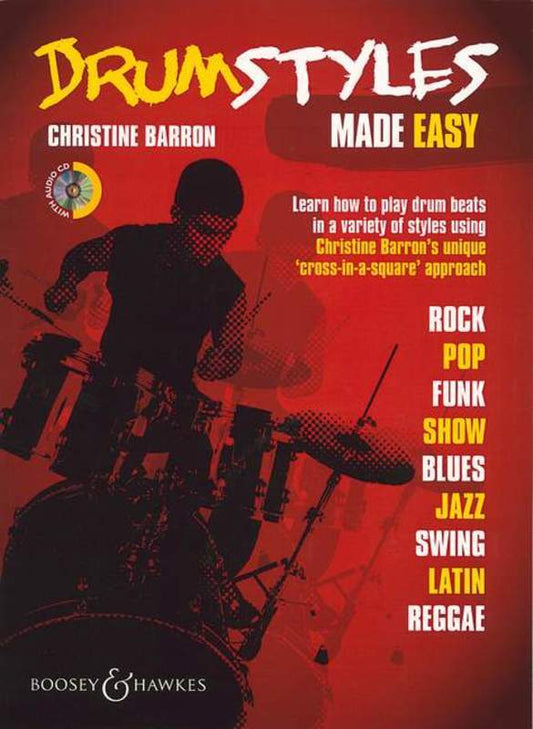 Drum Styles Made Easy Bk/Cd