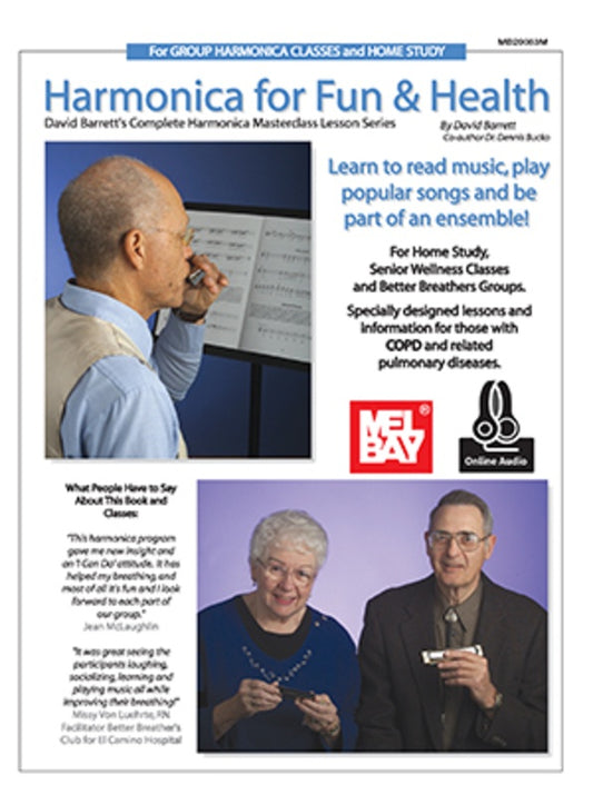 Harmonica For Fun And Health Bk/Cd