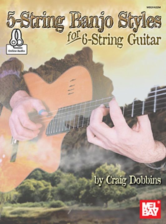 5-String Banjo Styles For 6-String Guitar Bk/Oa