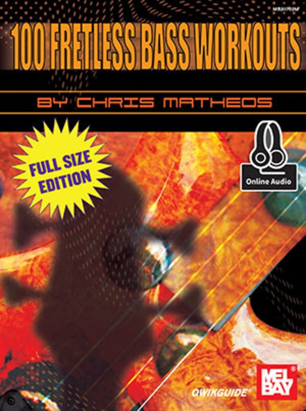100 Fretless Bass Workouts Qwikguide Book/Cd