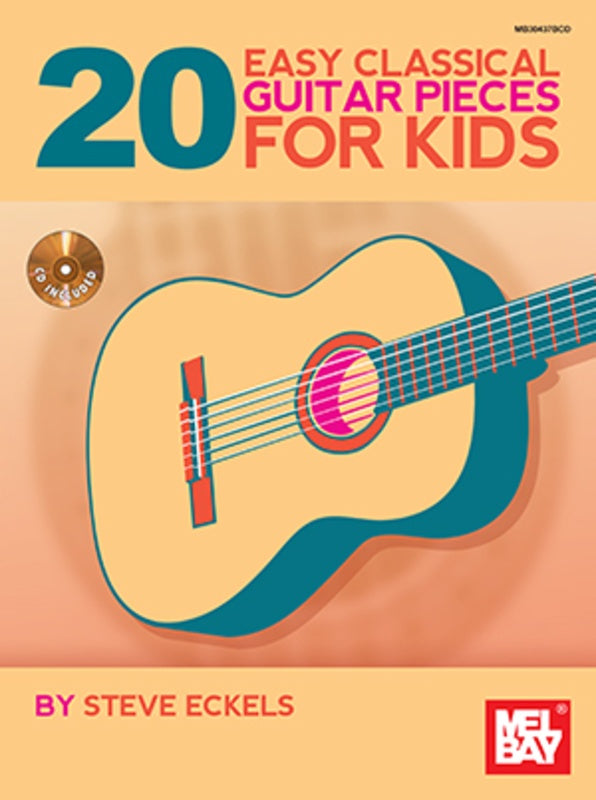 20 Easy Classical Guitar Pieces For Kids Book/Cd
