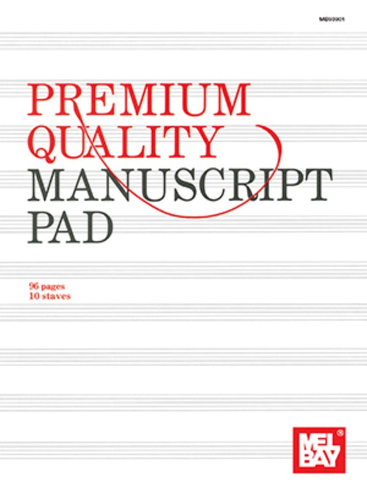 Premium Quality Manuscript Pad 10 Stave 96 Page