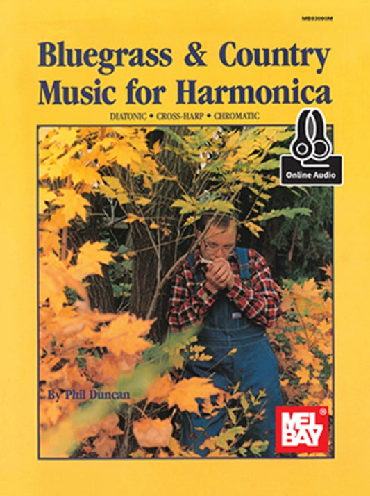 Bluegrass & Country Music For Harmonica Book/Oa