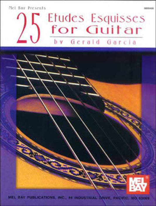 25 Etudes Esquisses For Guitar Book
